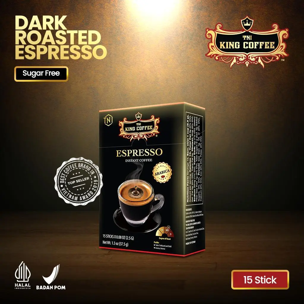  kopi berbuih King Coffee Espresso
